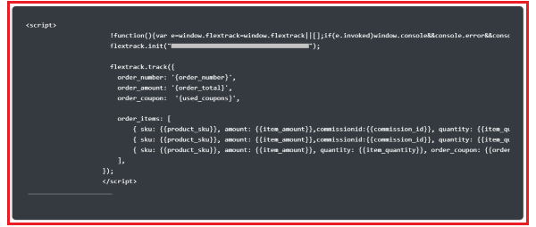 JavaScript Conversion Tracking – FlexOffers.com